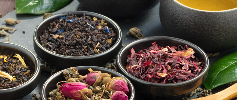 Varities of teas offered by teavendors